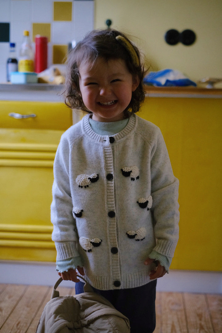 Children's Cashmere Cardigan - Little Sheep