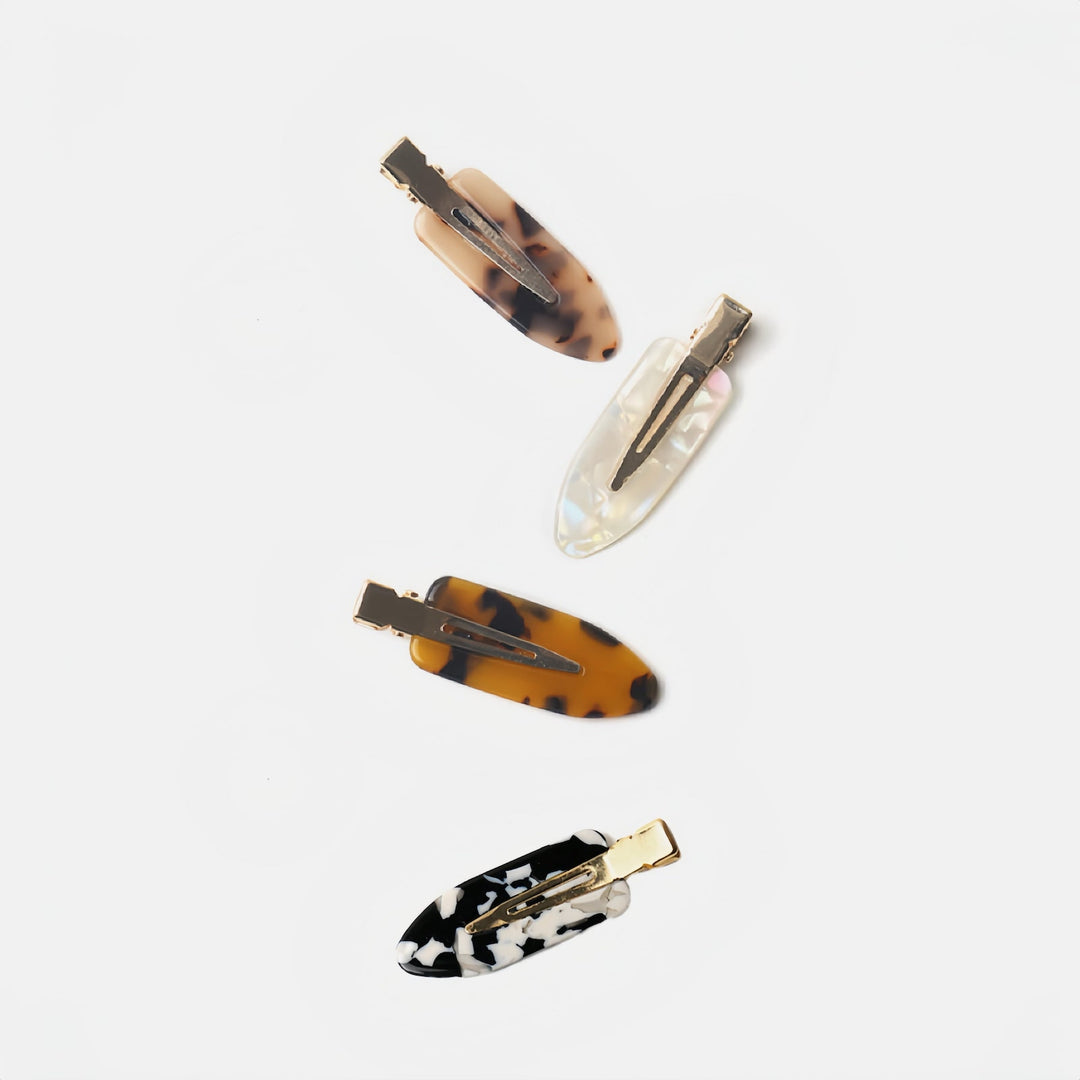 Elevate your accessory game with these stylish and functional no-crease hair clips, the ideal choice for maintaining flawless hair with ease.