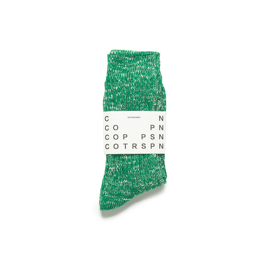 Warm green socks for women