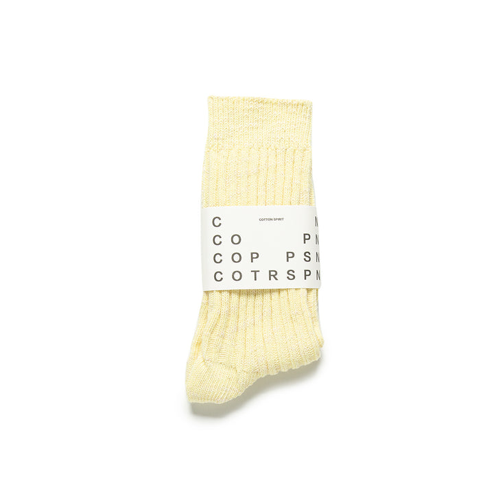 Bright yellow winter socks for women