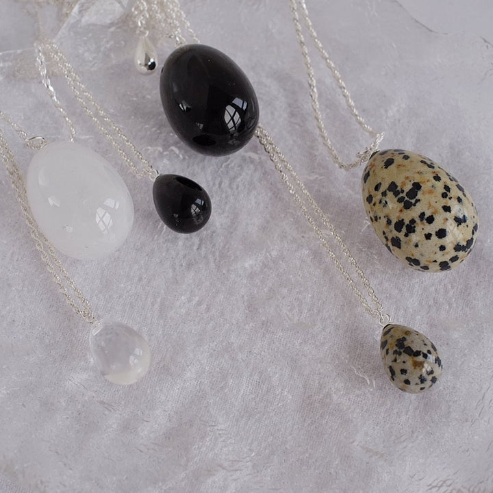 Choose your favorite gemstone among the Teardrop necklaces.