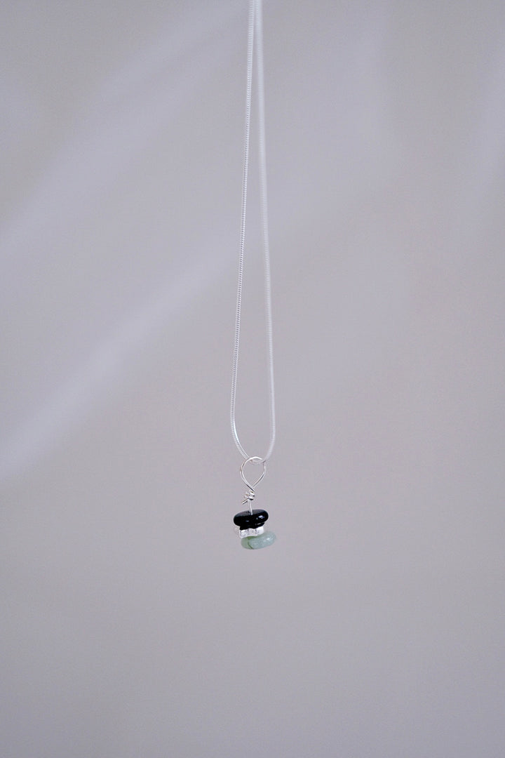 Serenity Stones - Sterling Silver Necklace with Gemstones