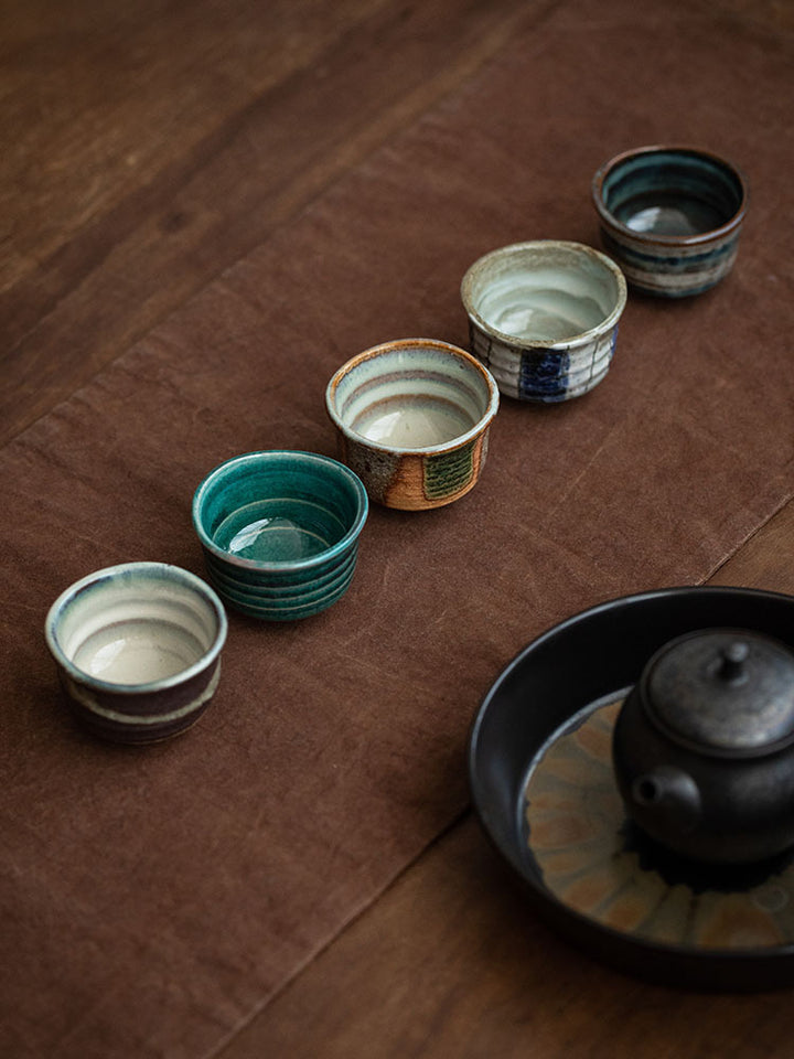 Treat your guests to coffee or tea in those exquisite handmade cups.