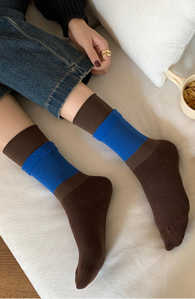 Ruffled Women's Socks in 4 Color Combos