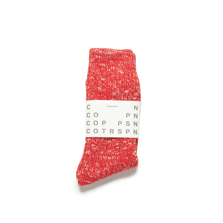 Wear those red women's knitted socks to warm up your winter outfits.