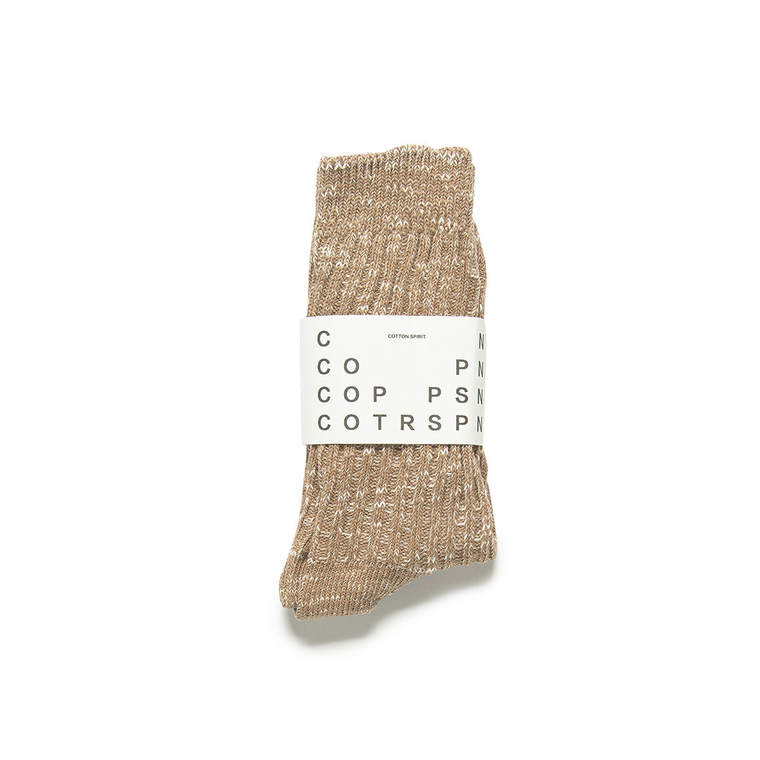 Classic ladies's socks in beige color