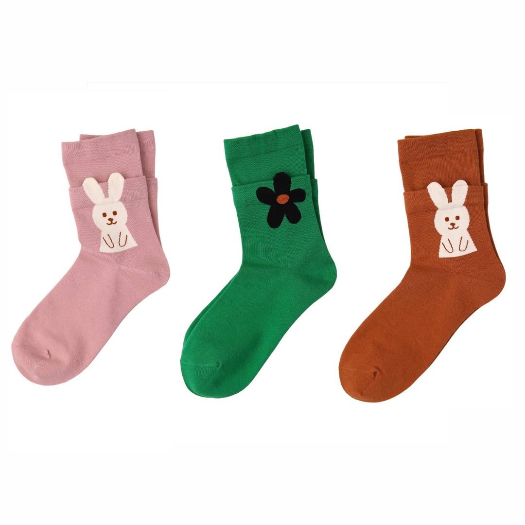 Add a playful touch to your wardrobe with these novelty socks for women featuring charming 3D designs.